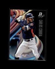 Carlos Correa 2018 Bowman Platinum card