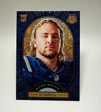 Tyler Warren 2025 Panini Mosaic Micro Mosaic card