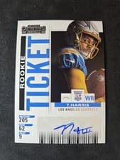 Tre Harris 2025 Panini Select Contenders Rookie Ticket card