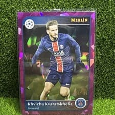 Khvicha Kvaratskhelia 2025 Topps UEFA Regency Chrome card
