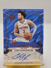 2024-25 Panini Court Kings Masterstrokes Autographs Cade Cunningham #MS-CUN card
