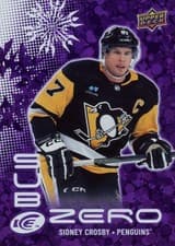 2024-25 Upper Deck Ice Sub Zero Stars Sidney Crosby #6 card