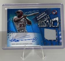 2025 Topps Pristine Popular Demand Autograph Relics Vladimir Guerrero #PPDAR-VG card