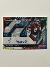 2025 Leaf Vivid Domination 2030 Autographs Le’Veon Moss #DA-LVM card