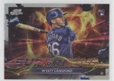 Wyatt Langford 2024 Topps Cosmic Chrome Supernova card