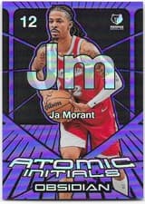 2024-25 Panini Obsidian Atomic Initials Ja Morant #1 card