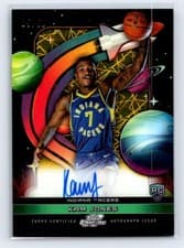 2025-26 Topps Cosmic Chrome First Flight Signatures Kam Jones #FF-KJ card