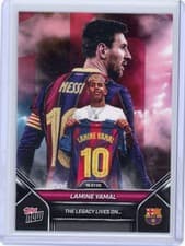 Lamine Yamal 2025 Topps Now card