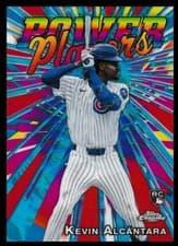 2025 Topps Chrome Logofractor Edition Power Players Kevin Alcántara #PP-18 card