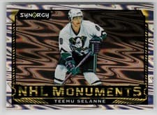 2024-25 Upper Deck Synergy Monuments Teemu Selanne #M-10 card