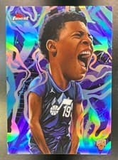 2025-26 Finest Headliners Ace Bailey #H-15 card