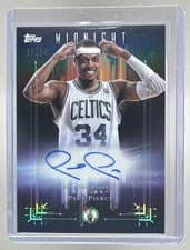 2025-26 Topps Midnight Dark Marks Signatures Paul Pierce #DM-PP card