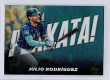 2025 Topps Plakata Julio Rodríguez #PLAK-9 card