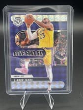 LeBron James 2024 Panini Mosaic Give and Go card