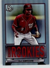 CJ Abrams 2022 Bowman Platinum Renowned Rookies card