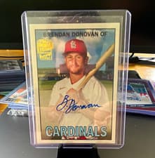 2025 Topps Archives Fan Favorite Autographs 1967 Brendan Donovan #67FFA-BD card