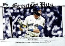 2026 Topps 2025 Greatest Hits Christian Yelich #GH-5 card