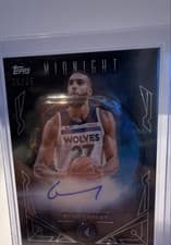 2025-26 Topps Midnight Midnight Sun Signatures Rudy Gobert #MS-RG card