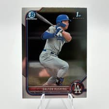 Dalton Rushing 2022 Bowman Draft Chrome card