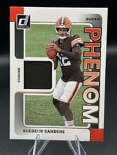 2025 Donruss Rookie Phenom Jerseys Shedeur Sanders #RPJ-SSS card