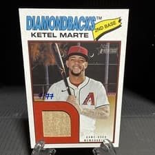Ketel Marte 2026 Topps Heritage Real One Relics card