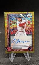 2025 Topps Chrome Update Autographs Brendan Donovan #AC-BD card