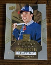 2025-26 Upper Deck Black Diamond Exquisite Rookie Draft Day Gabe Perreault #RDD-GP card