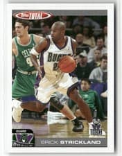 Erick Strickland 2004-05 Topps Total Base Set card