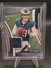 2025 Panini Absolute Absolute Rookie Materials Kyle McCord #ARM-KMD card