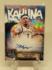 2024-25 Bowman University Chrome The Big Kahuna Autographs Tamin Lipsey #BKA-TL card