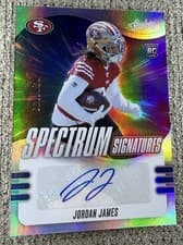 2025 Panini Absolute Spectrum Signatures Jordan James #SPS-JJS card