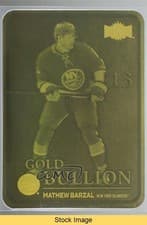 2024-25 Skybox Metal Universe Gold Bullion Mathew Barzal #GB-25 card