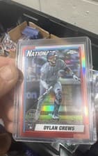 2025 Topps Chrome Logofractor Edition 1990 Topps Dylan Crews #90CB-16 card