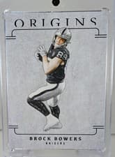 2025 Panini Origins Blank Slate Brock Bowers #17 card