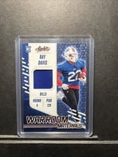 2024 Panini Absolute War Room Materials Ray Davis #WRM-RDS card
