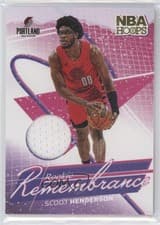 2024-25 Hoops Rookie Remembrance Scoot Henderson #RR-SHB card