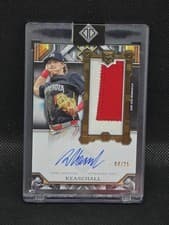 2025 Topps Transcendent Collection Rookie Showcase Patch Autographs Luke Keaschall #RSPA-LK card
