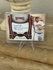 2026 Topps Tier One Top Shelf Signatures Ryan Zimmerman #TSS-RZ card