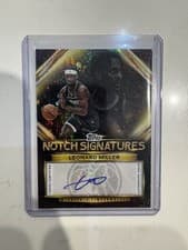 2025-26 Topps Topps Notch Signatures Leonard Miller #TNS-LM card