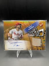 2025 Topps Pristine Popular Demand Autograph Relics Trea Turner #PPDAR-TT card