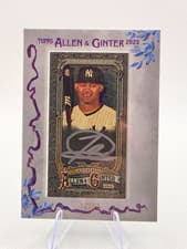 Jasson Domínguez 2025 Topps Allen & Ginter Framed Mini Autographs (Baseball) card