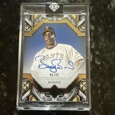 2025 Topps Transcendent Collection Transcendent Collection Autographs Barry Bonds #TAC-BBO card