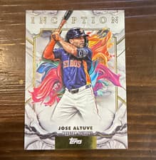 2025 Topps Inception Base Set Jose Altuve #38 card