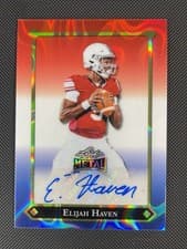 2025 Leaf Metal 92 Autographs Elijah Haven #92L-EH1 card