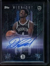 2025-26 Topps Midnight Dark Marks Rookies Signatures Drake Powell #DMR-DP card