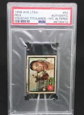 Pele 1958 Ave Colecao Titulares card