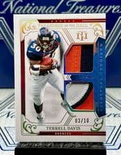 2025 Panini National Treasures Treasures of the Hall Terrell Davis #9 card