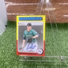 2024 Topps Heritage Mini Real One Mini Autographs Emerson Hancock #ROA-EH card