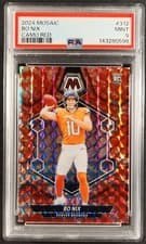 Bo Nix 2024 Panini Mosaic card