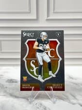 Brock Bowers 2024 Panini Select Certified Rookie card